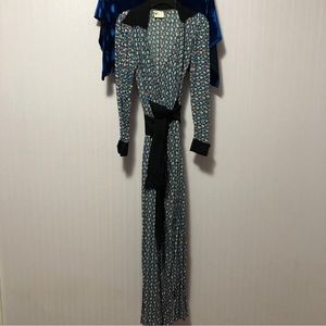 Cotton maxi wrap dress